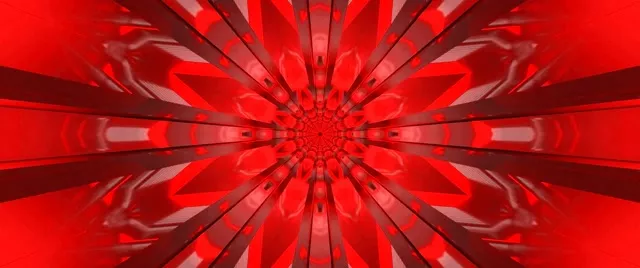 Rdeči Neon Tunel Zvezdna Eksplozija VJLoops 2.39:1 Cinemascope 60fps Ohranjevalnik Zaslona