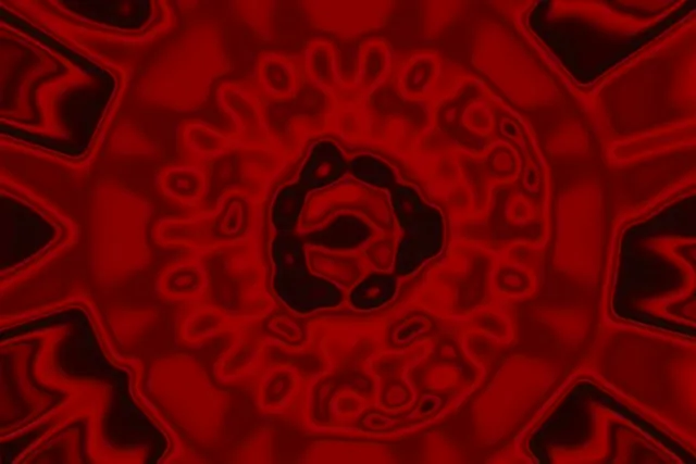 Neon Tunel Crven Blob Vorteks VJ Loop 3:2 Surface 60fps Čuvar Zaslona