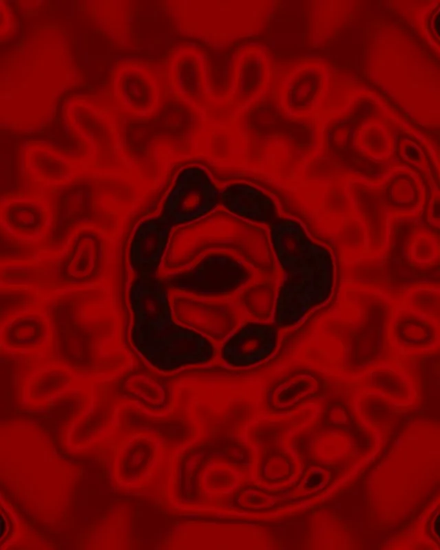 VJ Loop Neon Tunnel Red Swirling Lava 4:5 Instagram 60fps Screensaver