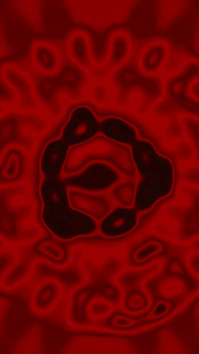 Неонска тунела црвена лава талас VJ Loop 9:16 Reels 60fps Screensaver