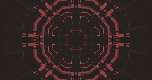 紅色霓虹隧道螢幕保護程式 4K UHD 60fps VJ Loop PC