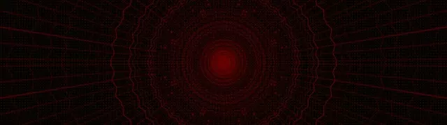 تونل نئون قرمز VJ Loop 32:9 Super Ultrawide 60fps محافظ صفحه شبکه شش‌ضلعی