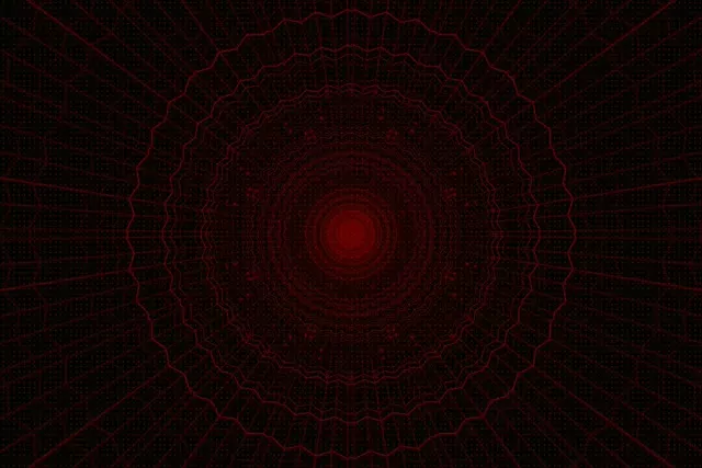 Crveni Neon Tunel VJ Loop 3:2 Surface 60fps Čuvar Ekrana Grimizni Paučina Vrtlog