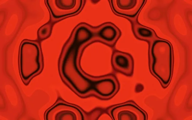 Red Neon Tunnel Hexagon Vortex Vj Loop 16:10 Macbook 60fps Screensaver