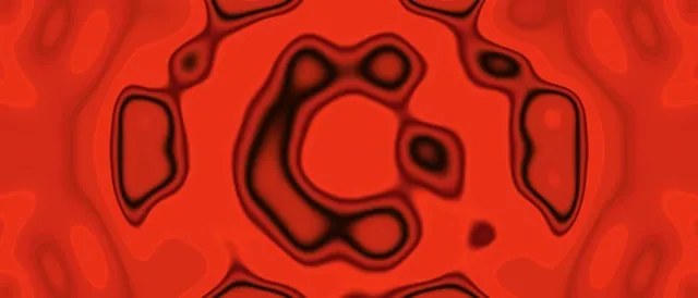 Neon Tunnel Red Hexagon Vortex Vj Loop 21:9 Ultrawide 60fps Screensaver