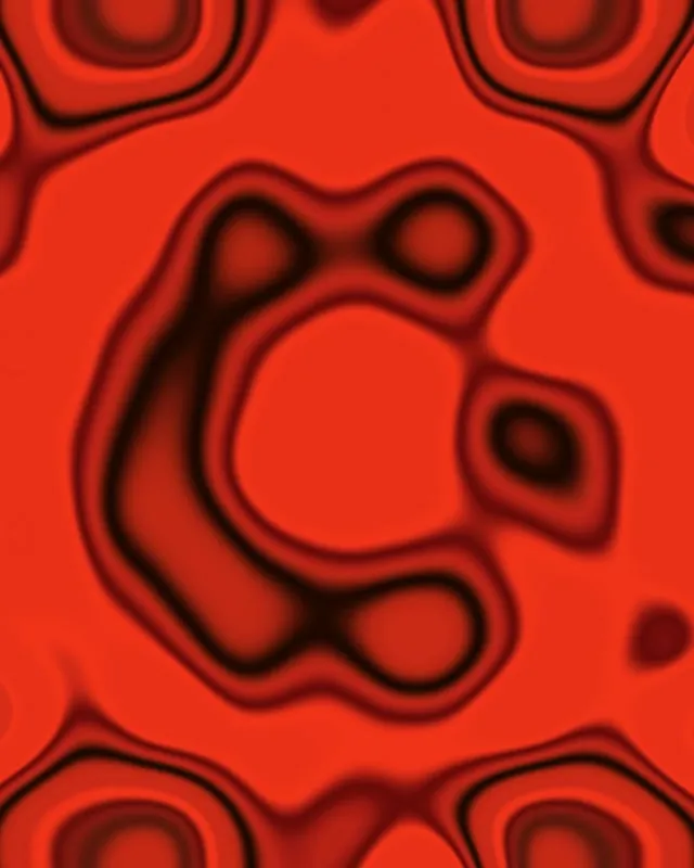 Crveni Neon Tunel Heksagon Vorteks VJ Loop 4:5 Instagram 60fps Čuvar Ekrana