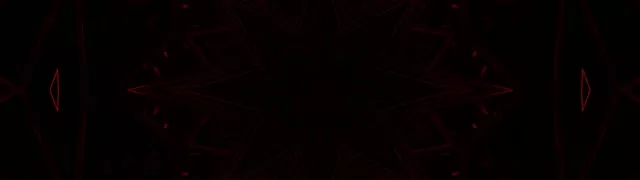 Red Neon Tunnel Star Kaleidoscope 32:9 Ultrawide 60fps Screensaver Vj Loop