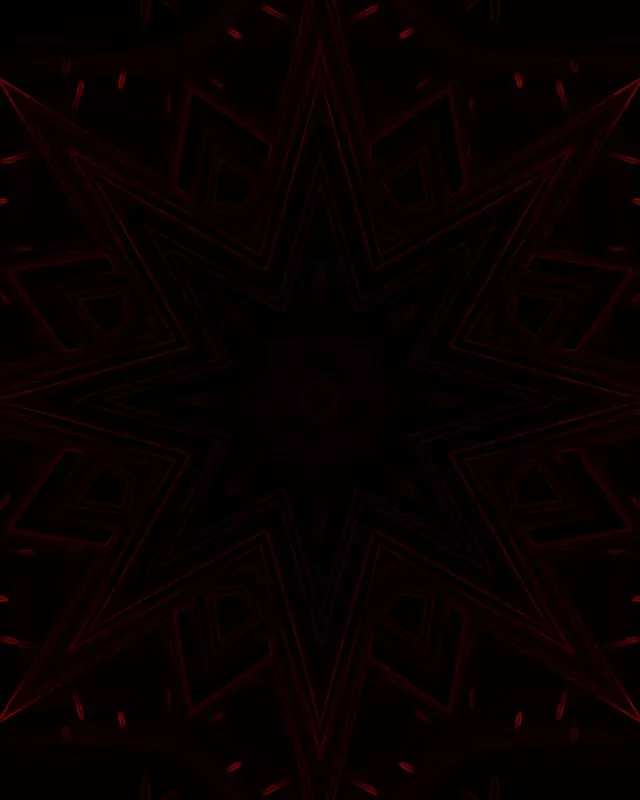 VjLoops Neon Tunnel Rød Kaleidoskop Stjerne 4:5 Instagram 60fps Pauseskærm