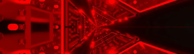 Neon Tunnel Red Kaleidoscope Burst Vj Loop 32:9 Super Ultrawide 60fps Screensaver