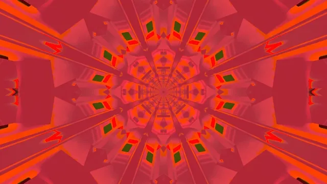 Nyekundu Neon Tunnel Screensaver 4K UHD 60fps VJ Loop PC Laptop