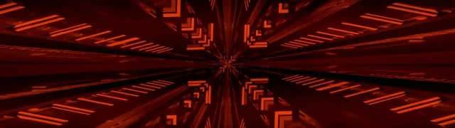 Red Neon Tunnel Geometric Angular Vj Loop 32:9 Super Ultrawide 60fps Screensaver