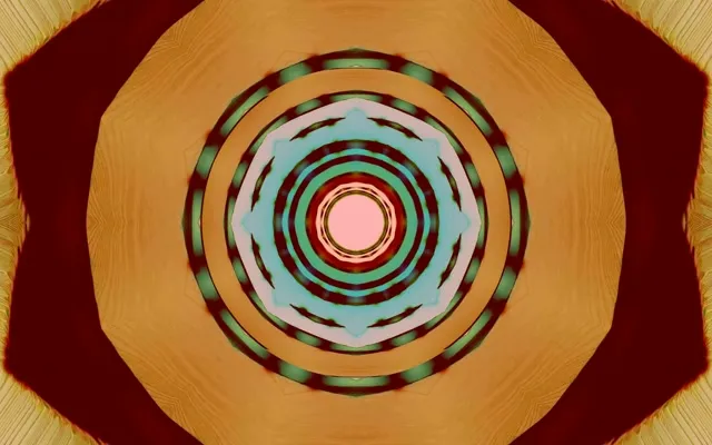 تونل نئون قرمز انفجار شعاعی VJ Loop 60fps 16:10 MacBook محافظ صفحه