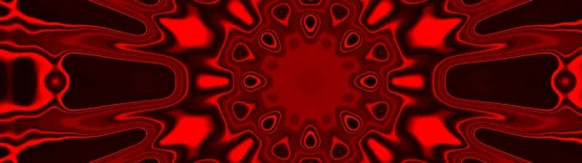 빨간 네온 터널 만화경 폭발 32:9 슈퍼 울트라와이드 60fps 화면보호기 VJLoops