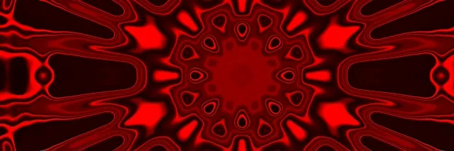 Hầm Neon Đỏ Kính Vạn Hoa VJLoops 3:1 Triple Wide 60fps Screensaver