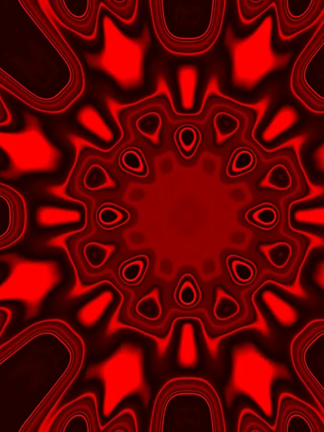 Raudonas Neon Tunelis Skystas Rutulys Sūkurys Ekrano Užsklanda 3:4 iPad Portretas 60fps VJLoops