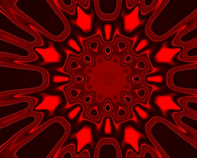 Neona Tunelis Sarkans Radiāls Sprādziens VJ Loop 5:4 Industrial 60fps Ekrānsaudzētājs