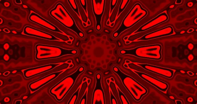 Tunnel Néon Rouge Économiseur d'écran 4K UHD 60fps VJLoops PC Portable