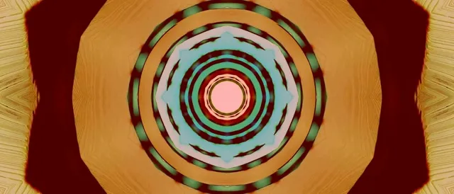 Red Neon Tunnel Dashed Cross Burst VJ Loop 21:9 Ultrawide 60fps Screensaver