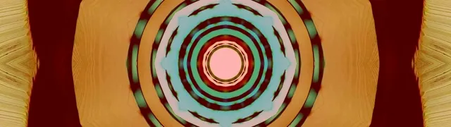 Red Neon Tunnel Dashed Cross Burst VJ Loop 32:9 Super Ultrawide 60fps Screensaver