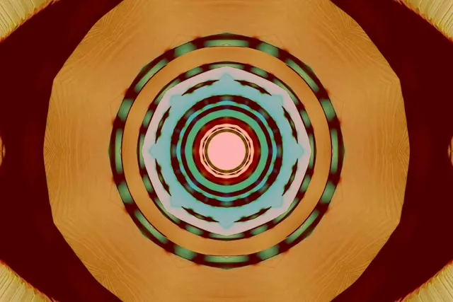 Rdeč Neon Tunel Zvezdni Izbruh VJ Loop 3:2 Surface 60fps Ohranjevalnik Zaslona