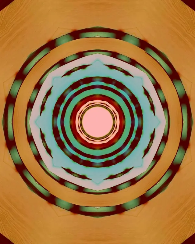 Rød Neon Tunnel Radial Stjerne Burst Vj Loop 4:5 Instagram 60fps Pauseskærm