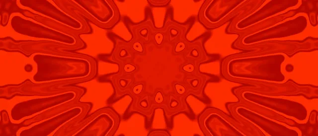 Red Fractal Kaleidoscope Neon Tunnel Vj Loop 21:9 Ultrawide 60fps Screensaver