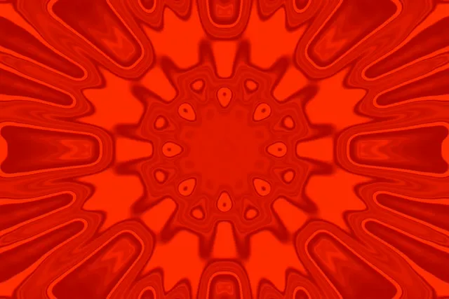 Neon Tunel Crveni Kaleidoskop Eksplozija VJ Loop 3:2 Surface 60fps Čuvar Ekrana