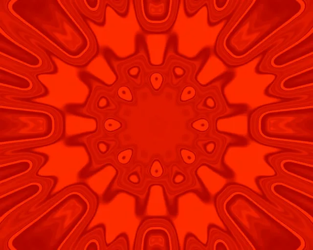 انفجار شعاعي أحمر نفق النيون Vj Loop 5:4 صناعي 60fps حافظة شاشة