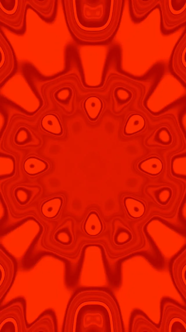 Neon Tunel Crvena Tečnost Mandala Vj Loop 9:16 Reels 60fps Čuvar Ekrana