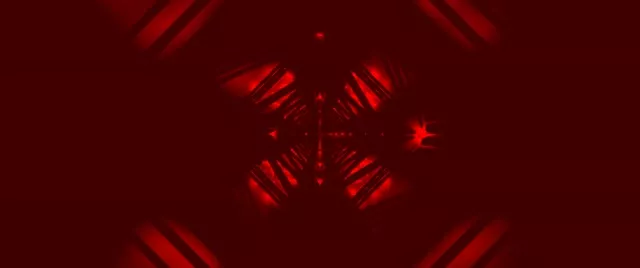 อุโมงค์นีออนสีแดง เพชรหมุนวน Vj Loop 2.39:1 Cinemascope 60fps สกรีนเซฟเวอร์