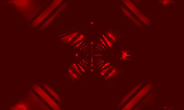 Црвен Неон Тунел Дијамант Вртлог Vj Loop 5:3 Широк 60fps Заштитник