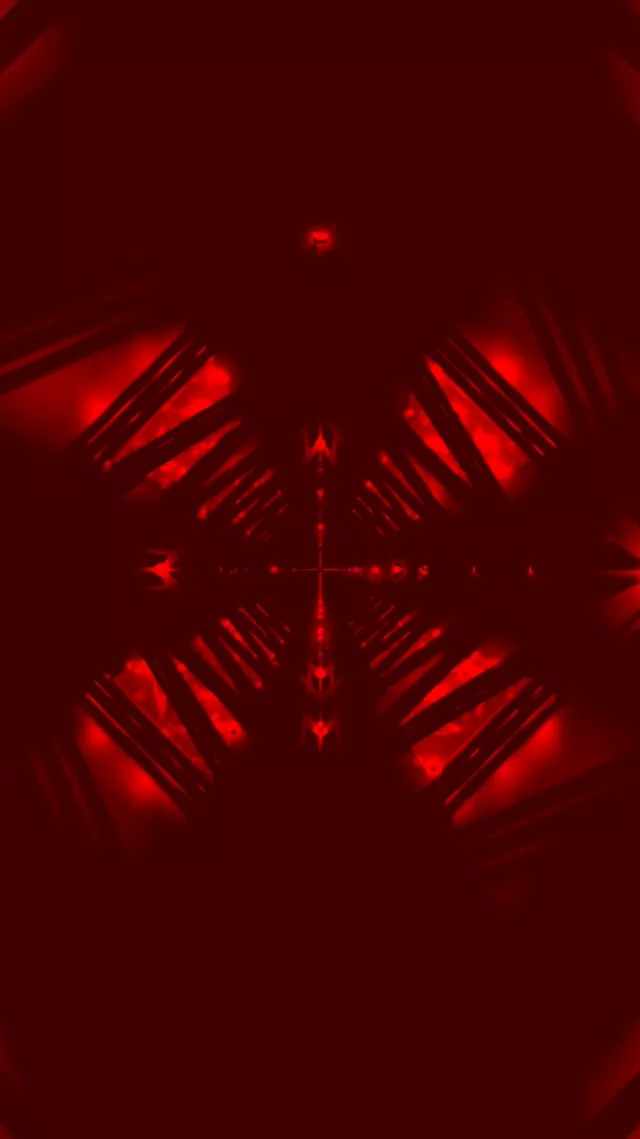 تونل نئون قرمز گردابه الماسی VJ Loop 9:16 Reels 60fps محافظ صفحه