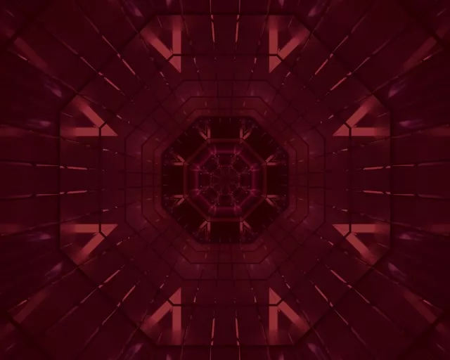 Neon Tunel Gorria Pantaila-babeslea 5:4 industriala 60fps VJ Loop PC Laptop