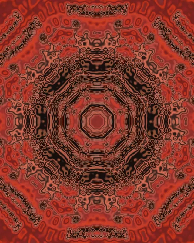 Salvapantallas Túnel Neón Vermello 60fps 4:5 Instagram VJ Loop PC Laptop