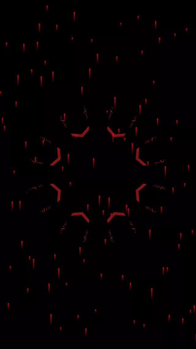 빨간색 네온 터널 화면보호기 60fps 9:16 릴스 VJ Loop PC 노트북