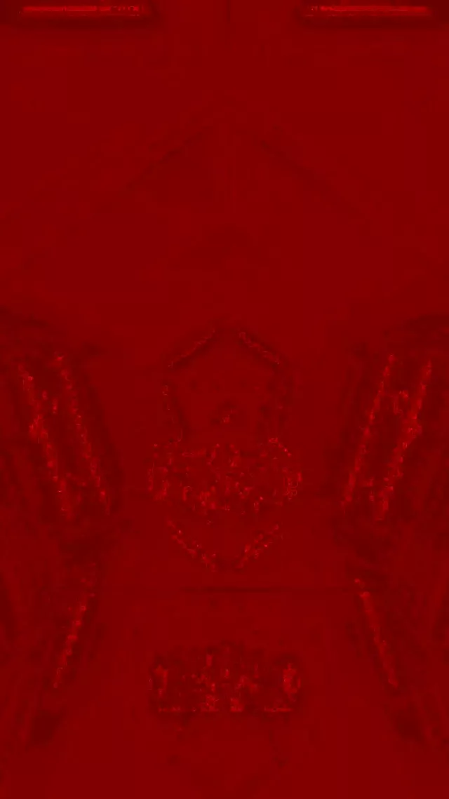 Red Neon Tunnel Shield Wings VJ Loop 9:16 Reels 60fps Screensaver