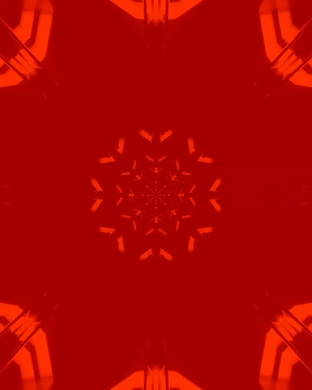 Túnel Neón Vermello Floco de Neve Protector de Pantalla 60fps 4:5 Instagram Vj Loop