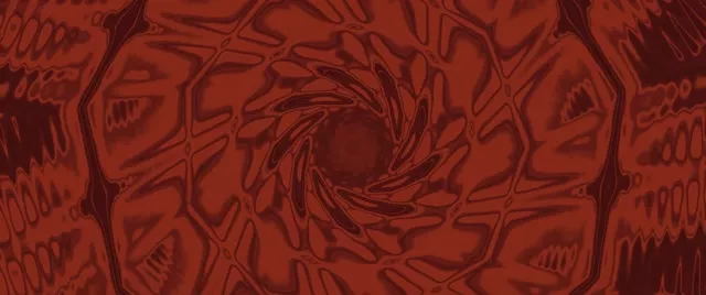 Czerwony Wirujący Neonowy Tunel Wir VJ Loop 2.39:1 Cinemascope 60fps Wygaszacz