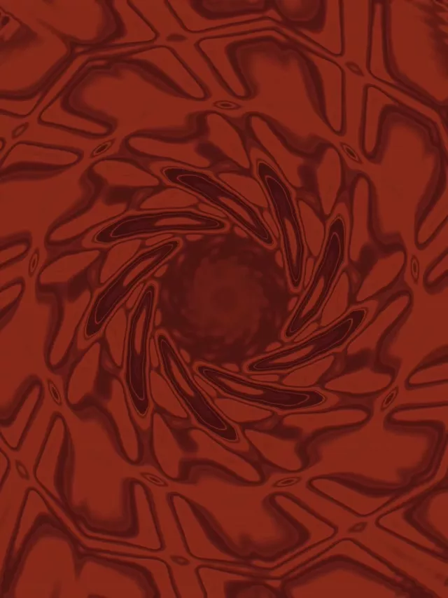 Remolino Carmesí Túnel de Neón VJ Loop 3:4 iPad Vertical 60fps Protector de Pantalla