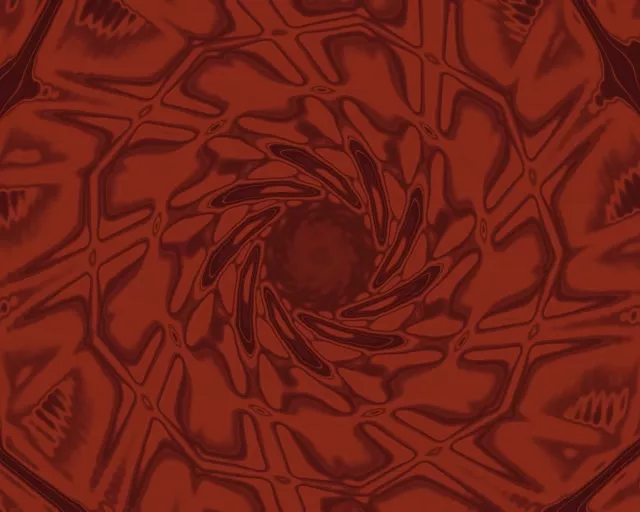 Karmínový hedvábný vír neonový tunel VJ Loop 60fps 5:4 Industrial šetřič obrazovky