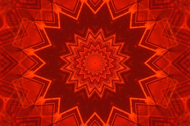 Neonska Torbica Rdeča Zvezdna Izbruh VJ Loop 3:2 Surface 60fps Screensaver