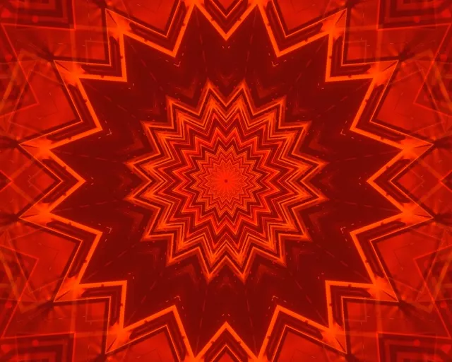 Túnel de Neó Vermell Estel Explosió VjLoops 5:4 Industrial 60fps Estalvi de Pantalla