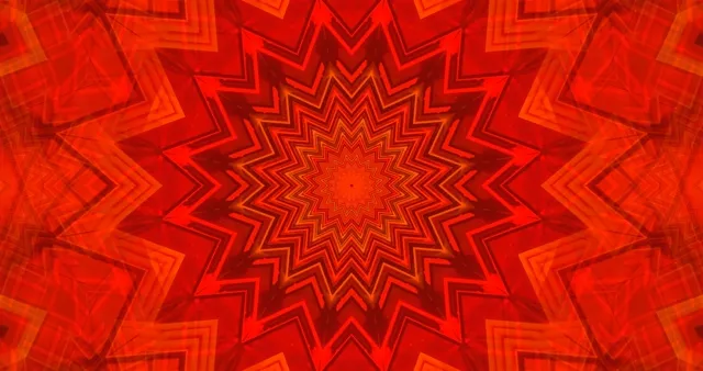 紅色霓虹隧道星形螢幕保護程式 4K UHD 60fps VJ Loop