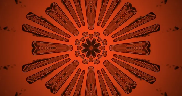 Túnel Neón Vermello VJLoops 4K UHD 60fps Screensaver Motion Background