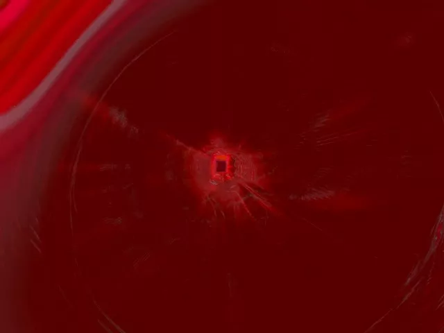 Red Neon Tunnel Vortex 4:3 Classic 60fps VJLoops Screensaver