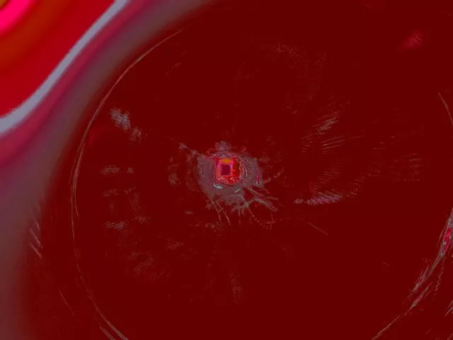 Twnnel Neon Coch Vortecs Arbedwr Sgrin 4:3 Clasurol 60fps Vj Loop