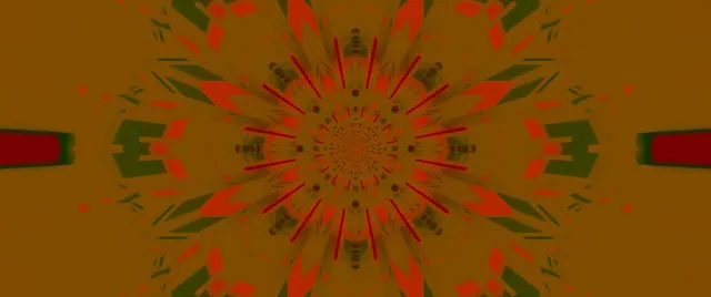 Neon Tunnel Fractal Kaleidoscope Burst Screensaver 2.39:1 Cinemascope 60fps Vj Loop