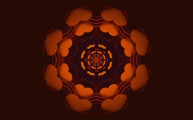 Túnel Neon Octàgon Mandala VJLoops 60fps 16:10 MacBook Salvapantalles