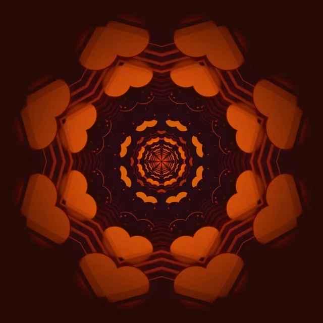 تونل نئون ماندالا گردباد VJ Loop 1:1 Square 60fps محافظ صفحه