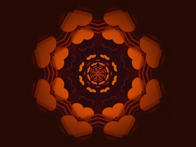 Neon Tunel Oktagon Mandala VJ Loop 4:3 Classic 60fps Čuvar Ekrana